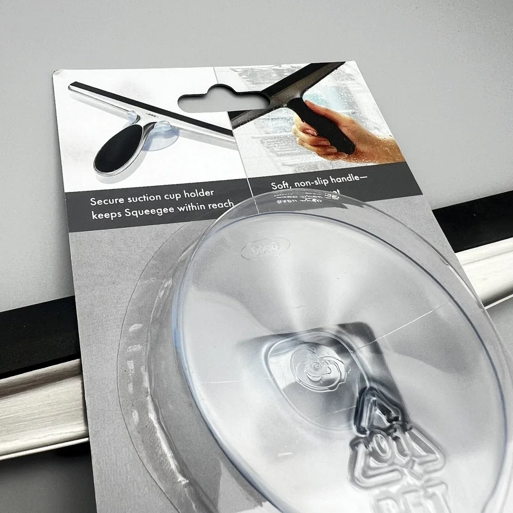 OXO SoftWorks Stainless Steel Squeegee with Suction Cup Holder 22226300